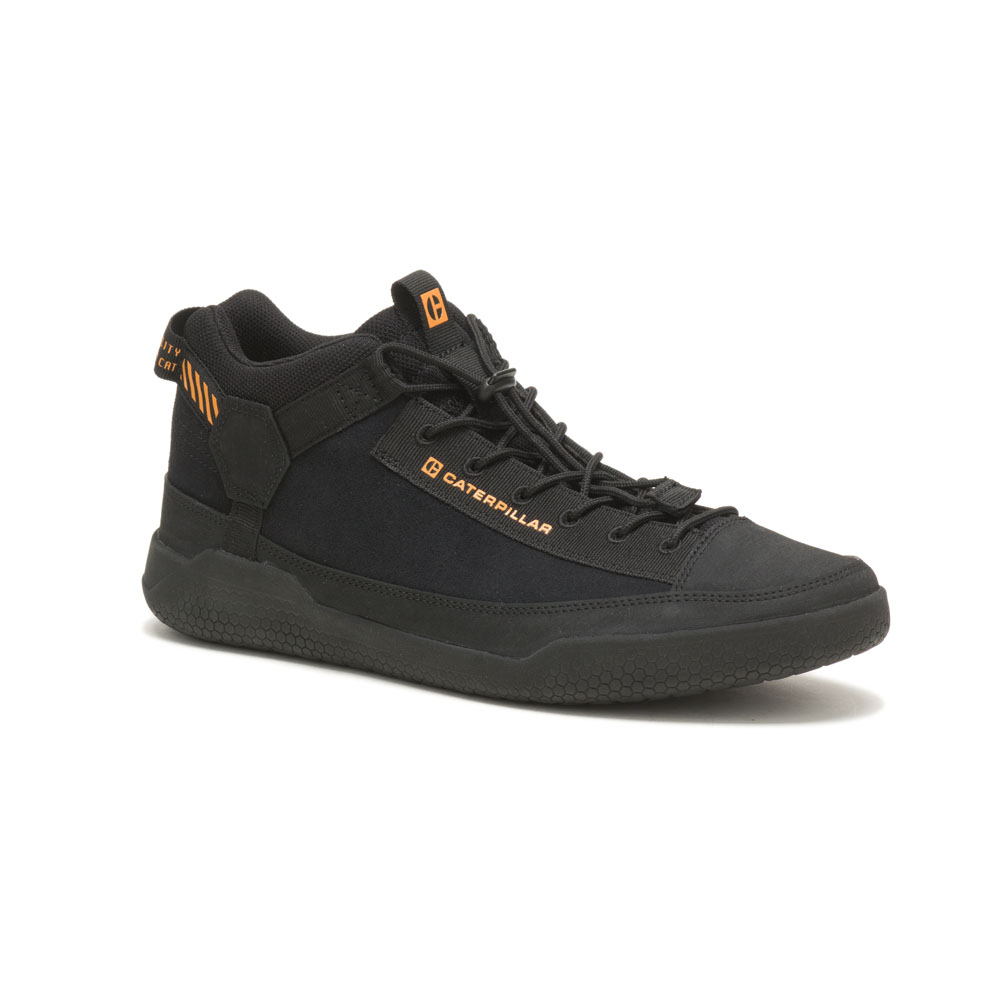 Caterpillar Hex Utility - Mens Sneakers - Black - NZ (502OHNFYD)